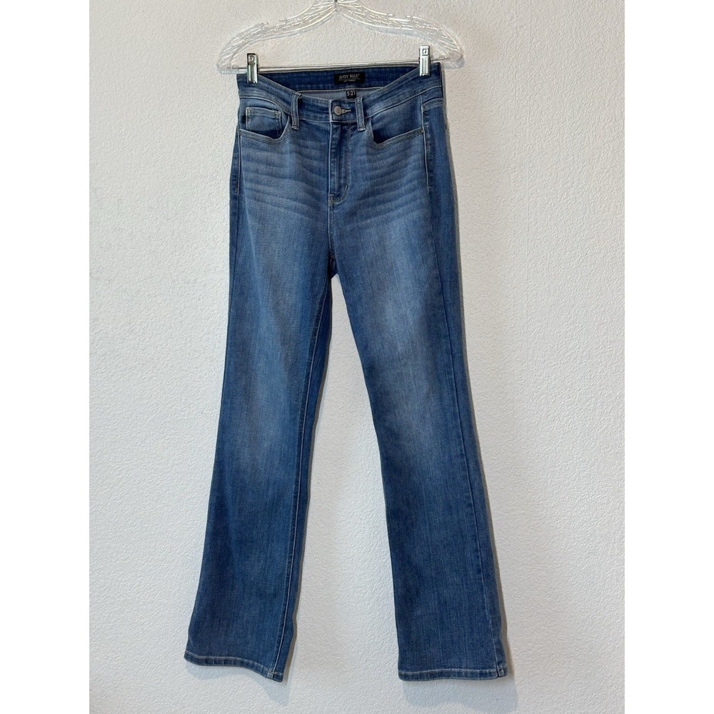Judy Blue Boot Cut Jeans Size 5/27 Mid Rise Stretch Medium Wash Denim 28 X‎ 30.5